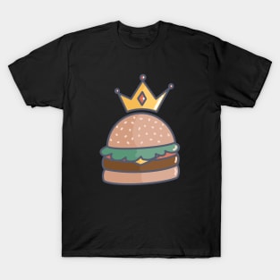 Royal Cheeseburger With Cheese, Tomato, Lettuce and a Crown T-Shirt